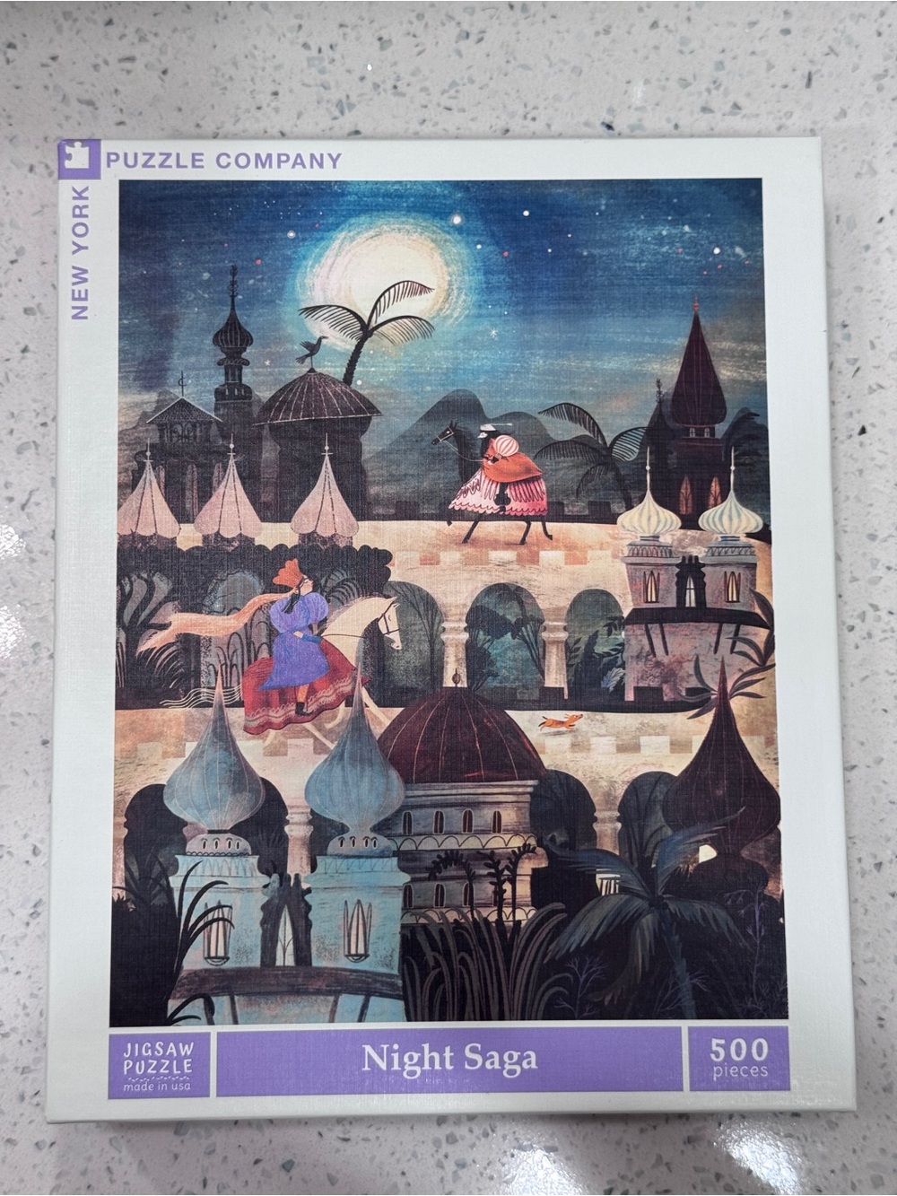 🧩New York Puzzle Company Night Saga - 500 Piece Puzzle